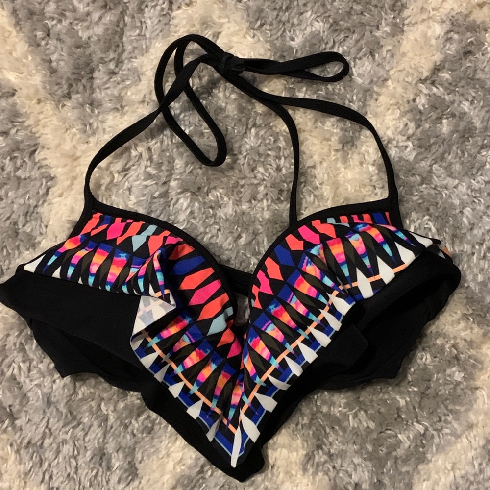 VS PINK Plunge Bikini Top